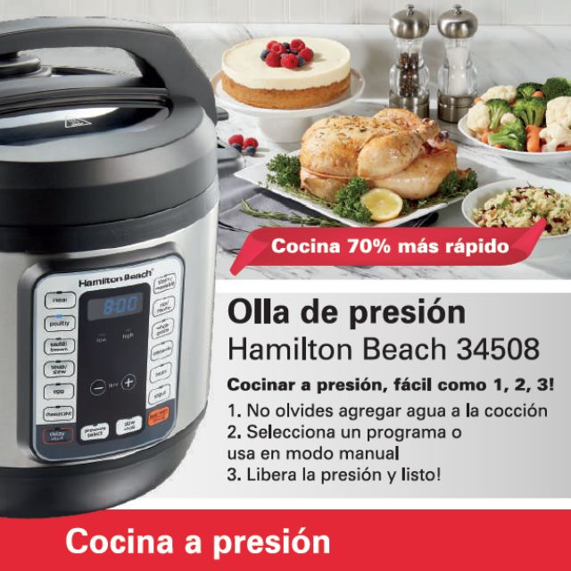 Guía de uso de olla de presión